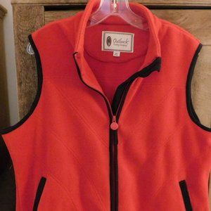 Lady's Vest Red Outback Trading Company
